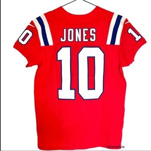 Nike New England Patriots Mac Jones #10 Vapor Elite On Field Sewn Jersey Size 44